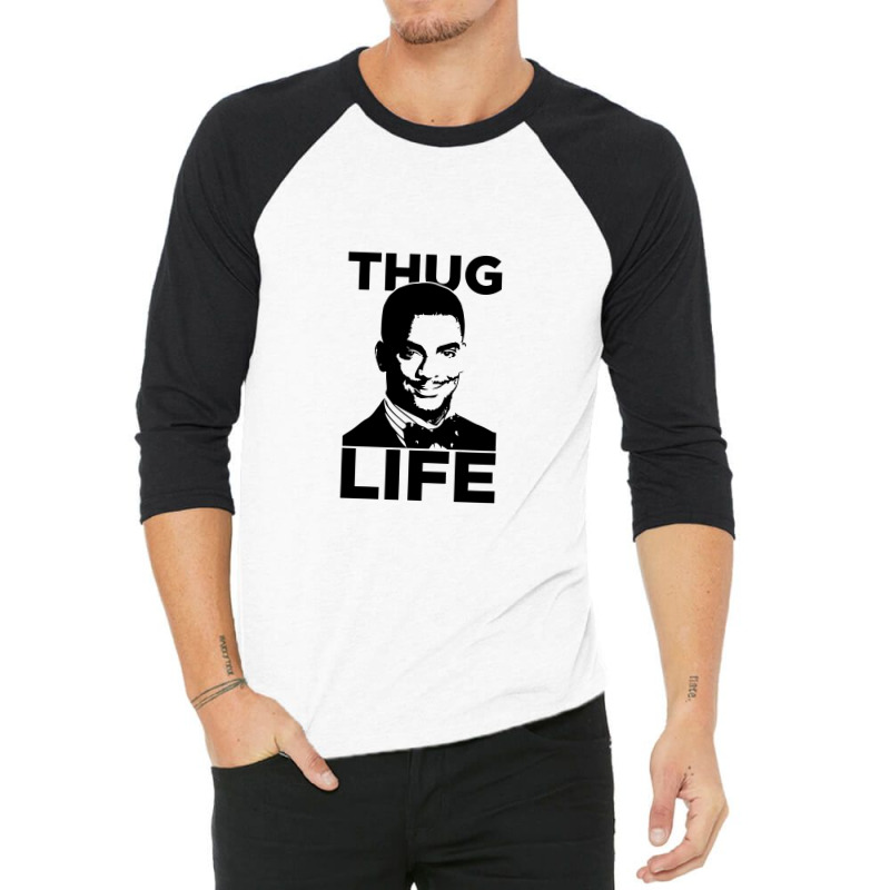 Carlton Banks Thug Life Fresh Prince,carlton Banks 3/4 Sleeve Shirt by creepysatan | Artistshot