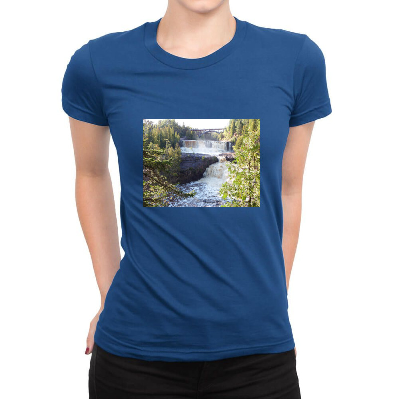 Gooseberry Falls Ladies Fitted T-Shirt by cm-arts | Artistshot