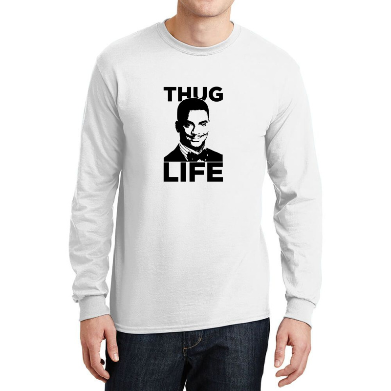 Carlton Banks Thug Life Fresh Prince,carlton Banks Long Sleeve Shirts by creepysatan | Artistshot