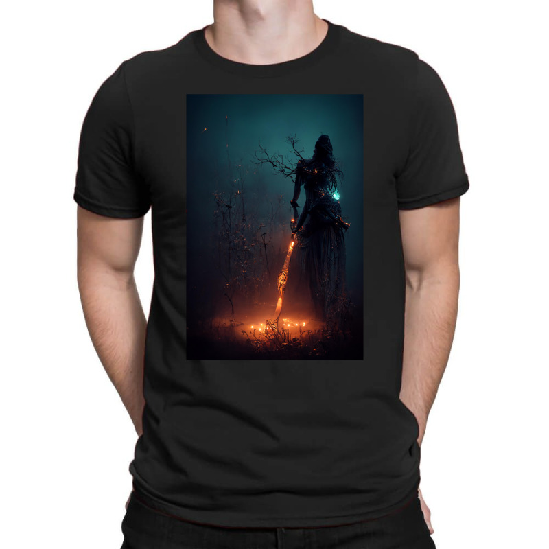 Runic Witch Gift For Art Lover T-shirt | Artistshot