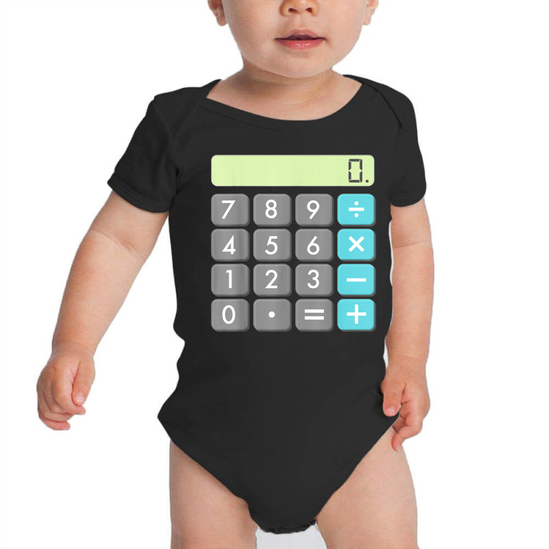 Calculator Halloween Costume Shirt Math Geek Scary Cool Gift Baby Bodysuit by Newart | Artistshot