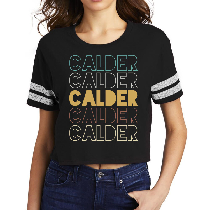 Calder Calder Calder Calder Calder Scorecard Crop Tee by Topseller | Artistshot