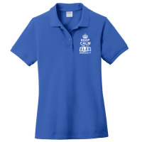 Keep Calm And Let Alan Handle It Ladies Polo Shirt | Artistshot