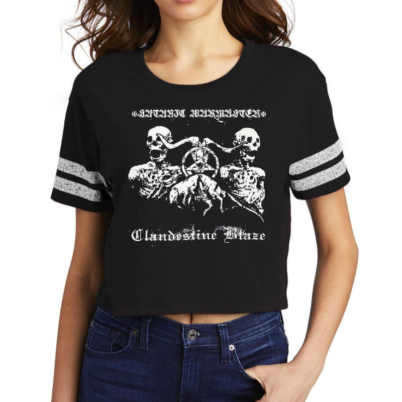 Satanic Warmaster, The Satanic Warmaster, Satanic, Warmaster, Clandest Scorecard Crop Tee by SHIPPERTSJ | Artistshot