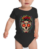 Frida Calavera Baby Bodysuit | Artistshot