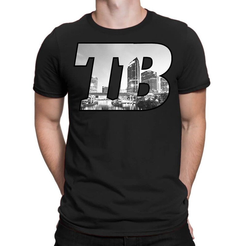 Tb Tampa Bay City Skyline Of Tampa Bay, Florida T-Shirt by cm-arts | Artistshot