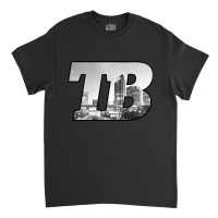 Tb Tampa Bay City Skyline Of Tampa Bay, Florida Classic T-shirt | Artistshot