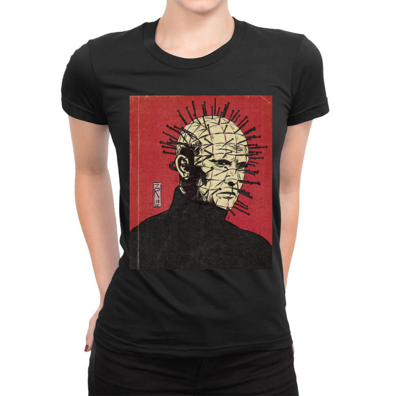 Love Funny Man Halloween Hellraiser The Movies Cute Gifts Ladies Fitted T-Shirt by Artists-Zoe | Artistshot