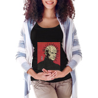 Love Funny Man Halloween Hellraiser The Movies Cute Gifts Maternity Scoop Neck T-shirt | Artistshot