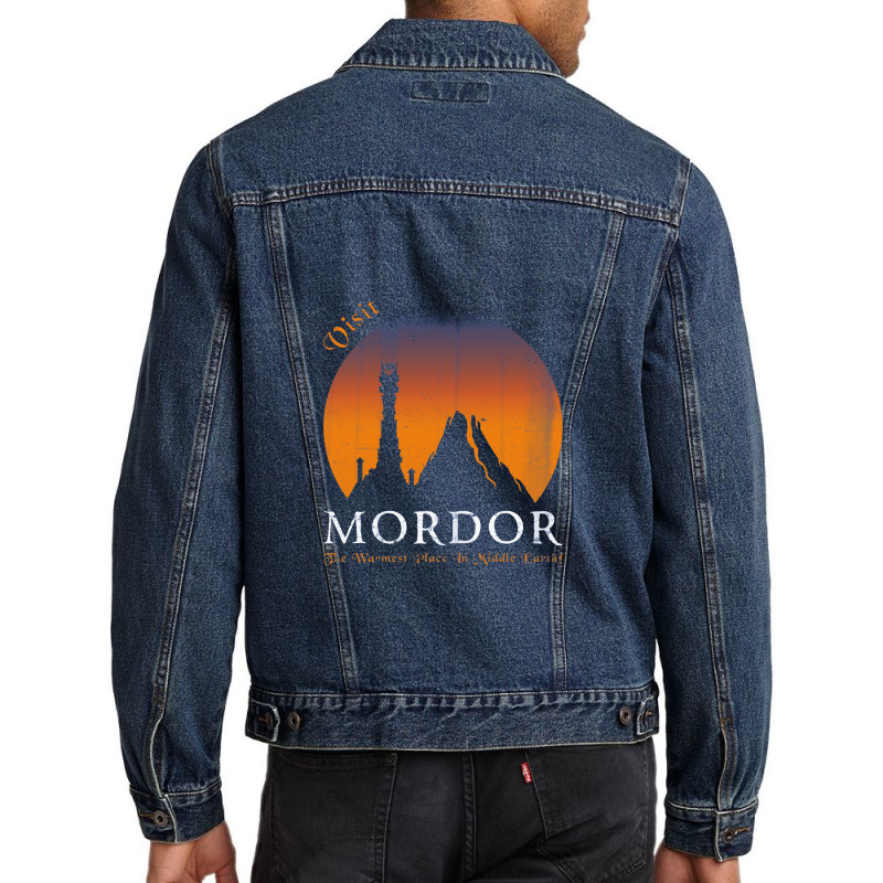 Visit Mordor,mordor Men Denim Jacket by creepysatan | Artistshot