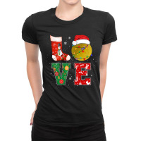 Funny Sports Lovers Gift For Christmas T  Shirt Funny Lacrosse Lover C Ladies Fitted T-shirt | Artistshot