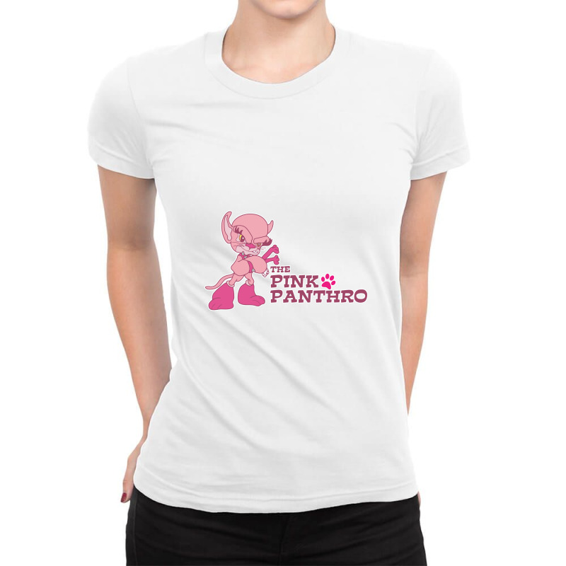 Pink Panthro Thundercats Ladies Fitted T-Shirt by xmiddlex | Artistshot