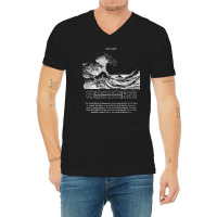 Harajuku, Big Wave In Front, Kanagawa, Harajuku Big Wave In Front, Har V-neck Tee | Artistshot