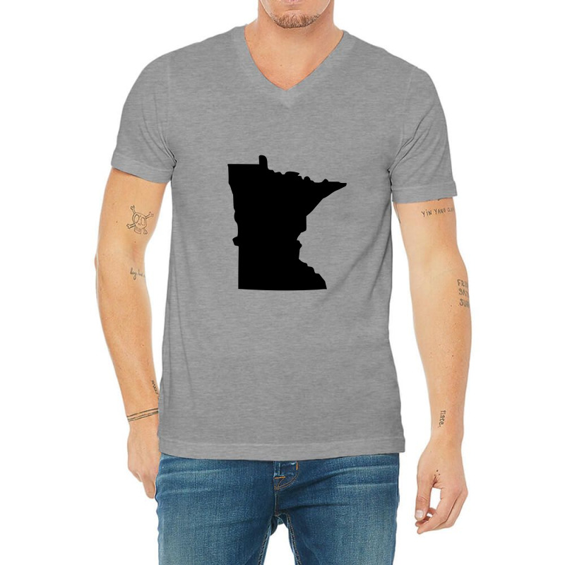 Minnesota State   Minnesota V-Neck Tee by pagersuek | Artistshot