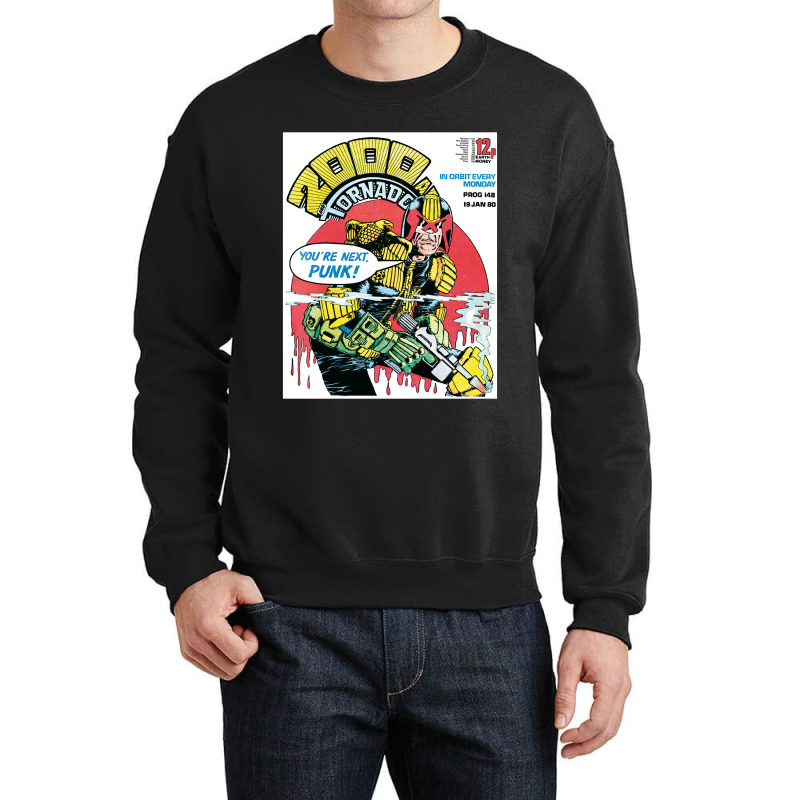 Judge Dredd Dredd Police Mega City Mega City Mega City One Coverpunk M Crewneck Sweatshirt | Artistshot