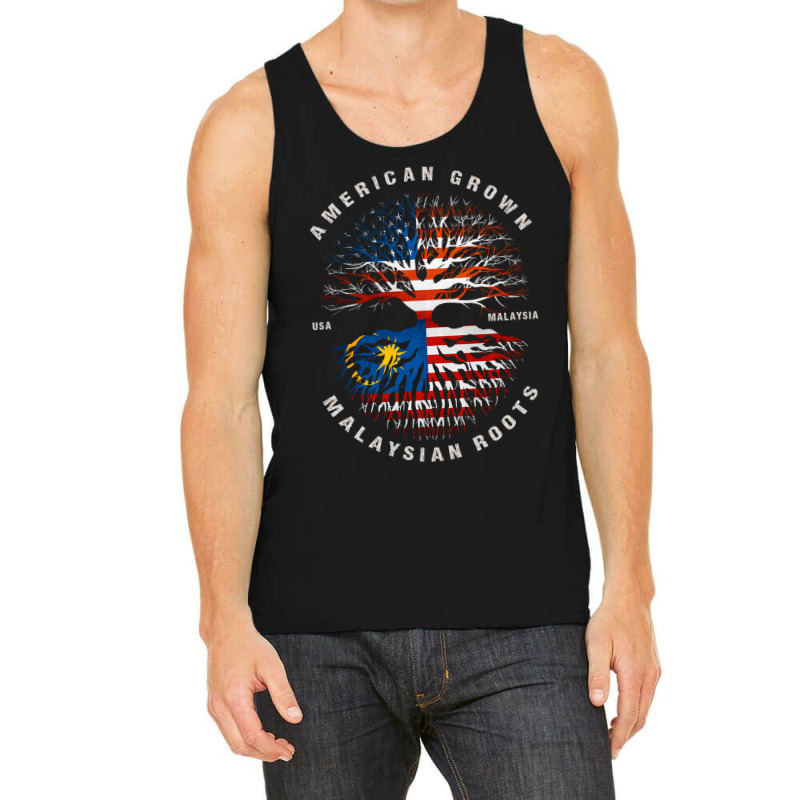 American Grown Malaysian Roots Malaysia Flag Tank Top by moteestyle | Artistshot