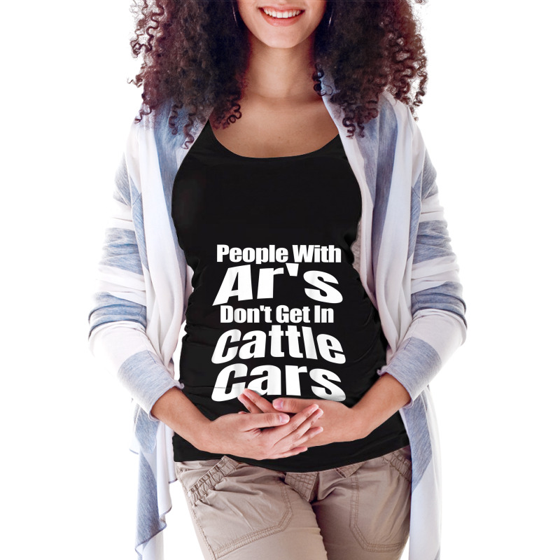 Funny People With Ar's Don'gein Cattle Cars Games Characters Maternity Scoop Neck T-shirt by RoyDesign | Artistshot