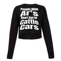 Funny People With Ar's Don'gein Cattle Cars Games Characters Cropped Sweater | Artistshot