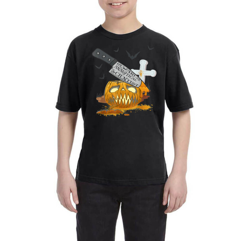 Analytical Scientist Funny Halloween Party Youth Tee by Newart | Artistshot