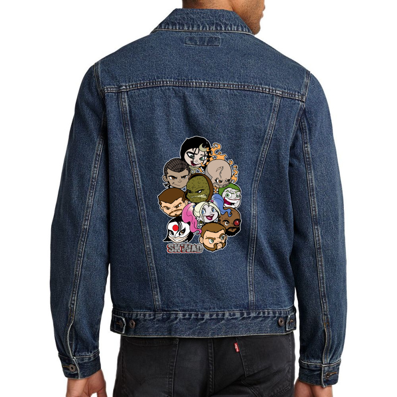 Skwad  Cartoon Men Denim Jacket | Artistshot