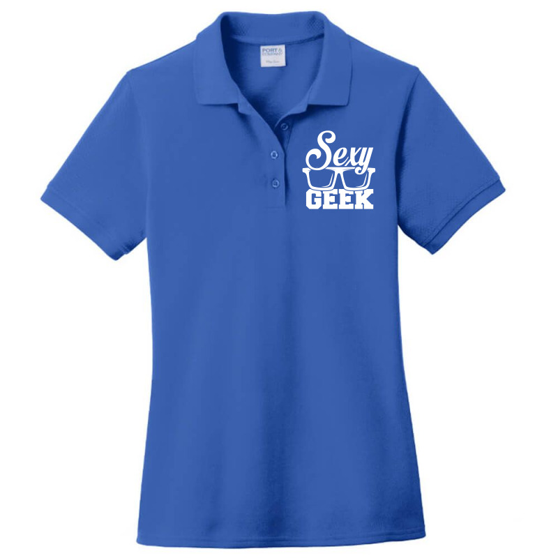 Like A I Love Cool Sexy Geek Nerd Glasses Boss Ladies Polo Shirt | Artistshot