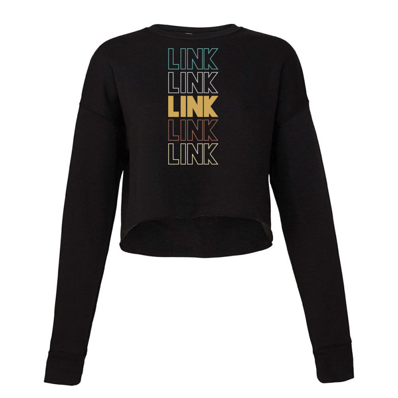 Link Link Link Link Link Cropped Sweater by Topseller | Artistshot