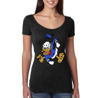 Music Vintage Duck Cartoon For Mens Womens Women's Triblend Scoop T-shirt | Artistshot