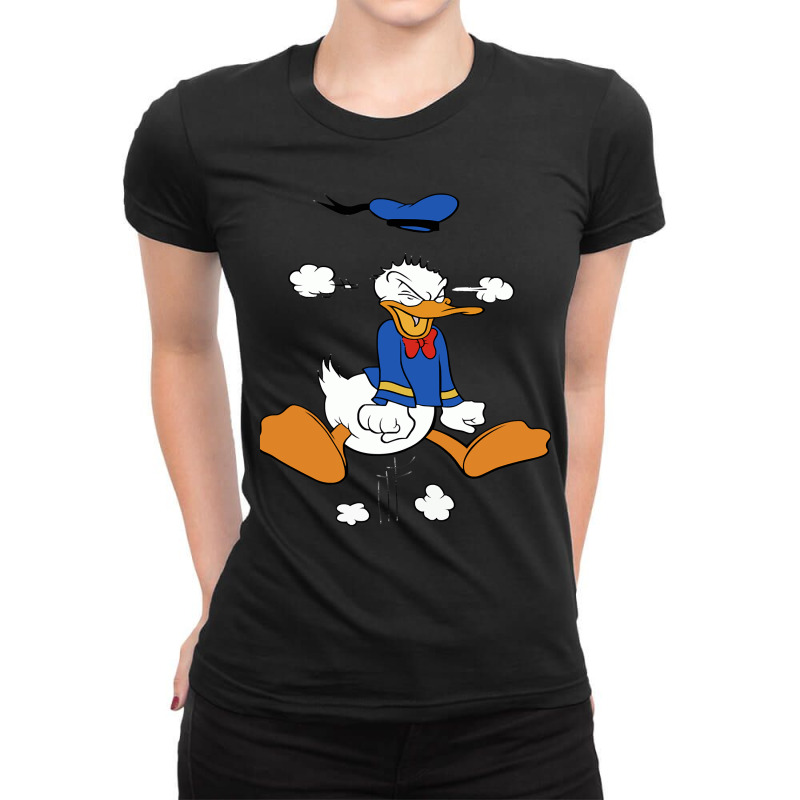 Playing  Ductales  For Mens Womens Ladies Fitted T-Shirt by ArtistBrian | Artistshot