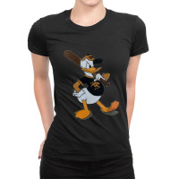 Proud  Duck Cartoon For Men Women Ladies Fitted T-shirt | Artistshot