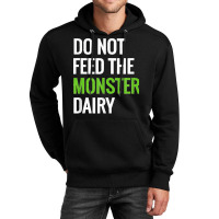 Dairy Free Monster Tee Dairy Allergy Design Unisex Hoodie | Artistshot