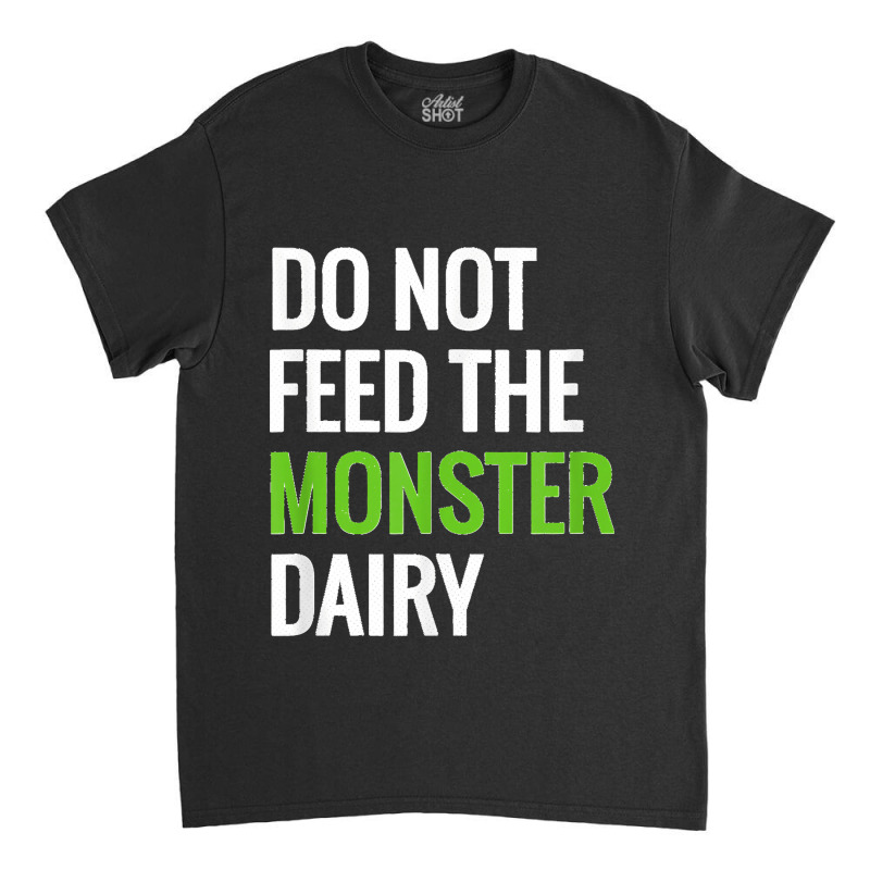 Dairy Free Monster Tee Dairy Allergy Design Classic T-shirt | Artistshot