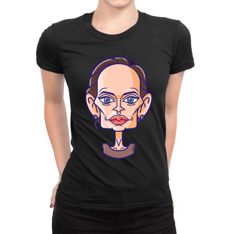 Lover Gifts Angelina Pretty Gifts Women Ladies Fitted T-Shirt by Artist-Taniya | Artistshot