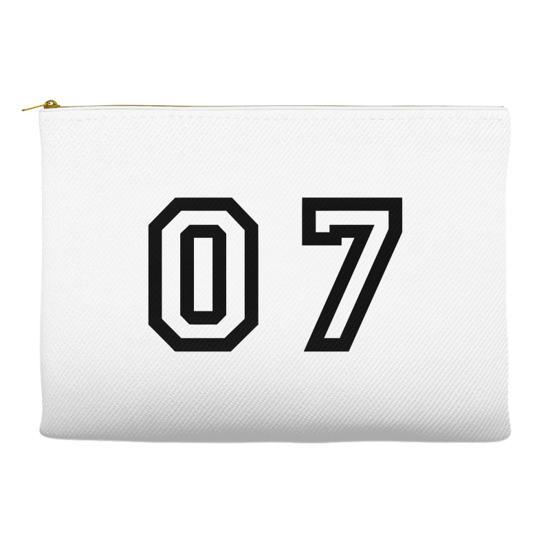 Number Seven Accessory Pouches by pagersuek | Artistshot