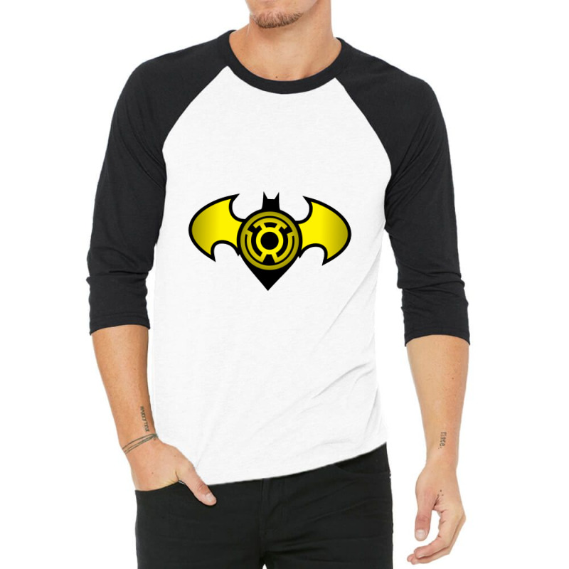 Bat Sinestro Corps,bat 3/4 Sleeve Shirt by myrimidia | Artistshot