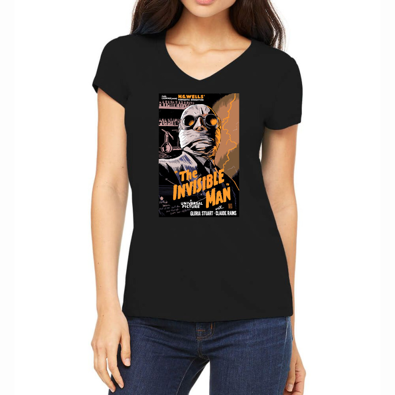 The Invisible Man, The Invisible, Man, The Invisible Man Art, The Invi Women's V-Neck T-Shirt by SHOPEIRA1 | Artistshot