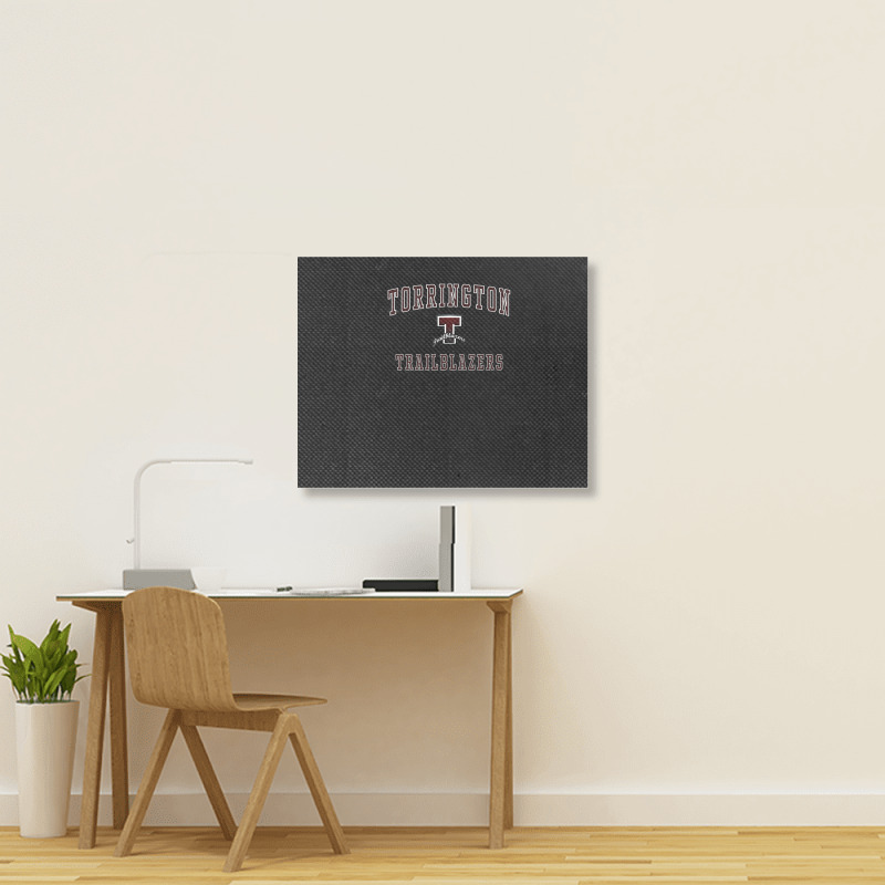 Torrington High School Trailblazers C1 Landscape Canvas Print | Artistshot