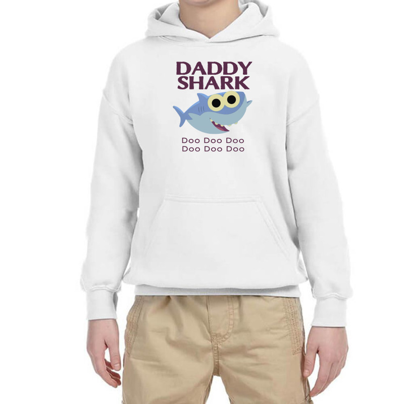 Daddy Shark Doo Doo Youth Hoodie | Artistshot