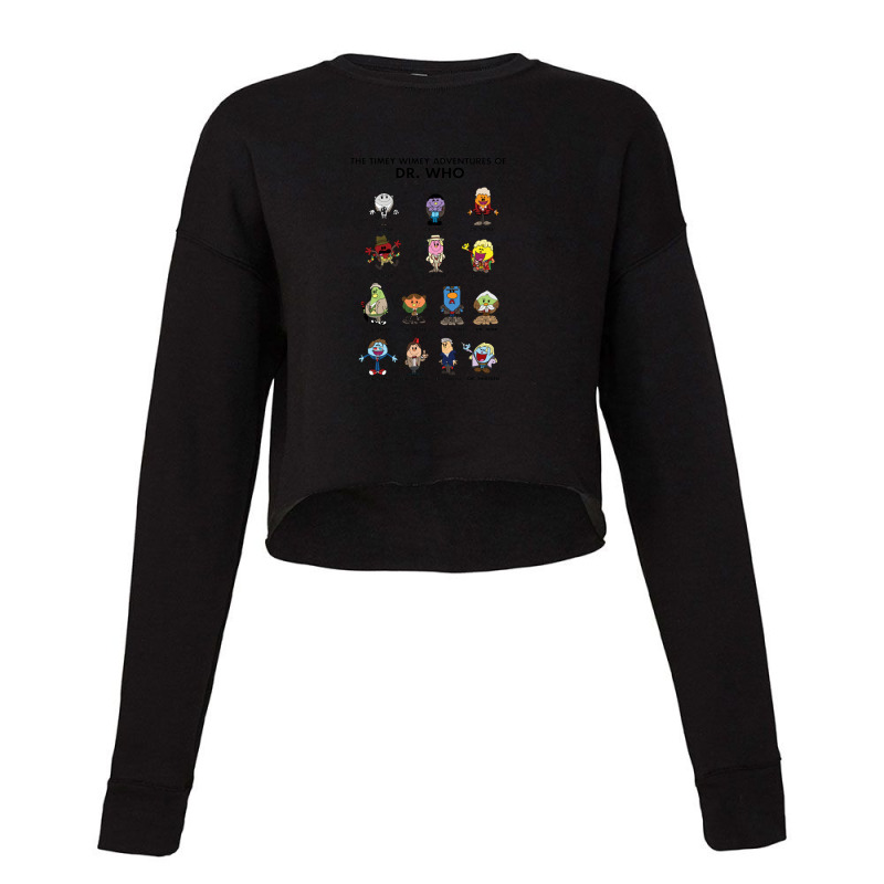 Timey Mr Dr With Added 13 Doctor Who Cropped Sweater | Artistshot