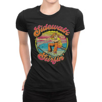 Sidewalk Surfing, Sidewalk, Surfing, The Sidewalk Surfing, Sidewalk Su Ladies Fitted T-shirt | Artistshot