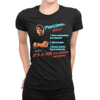 Roadhouse Rules, Roadhouse Rules Vintage, Roadhouse Rules Art, Roadhou Ladies Fitted T-shirt | Artistshot