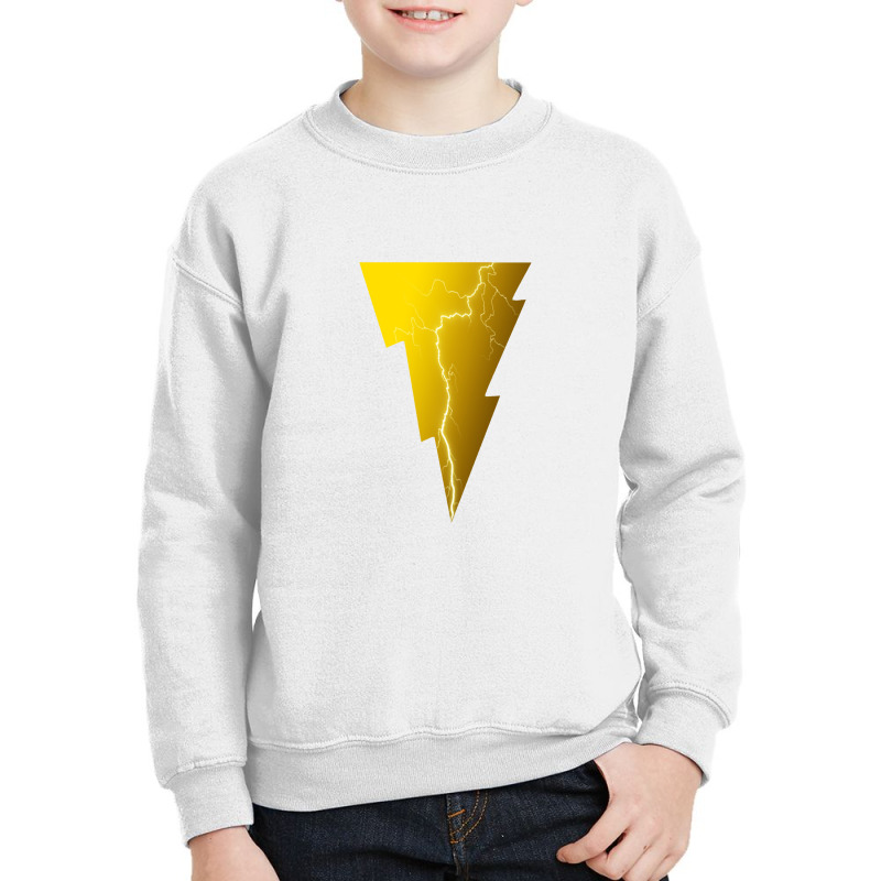 Dceu Shazam Lightning,shazam Youth Sweatshirt by myrimidia | Artistshot