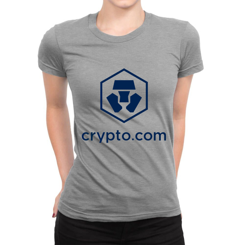 Crypto Com Company Symbol Ladies Fitted T-Shirt by clara ameliana | Artistshot