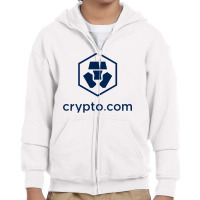 Crypto Com Company Symbol Youth Zipper Hoodie | Artistshot