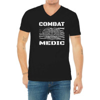 Us Army Combat Medic, Perfect Veteran Medical Military V-neck Tee | Artistshot