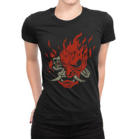 Cyberpunk Samurai, Cyberpunk Samurai Art, Cyberpunk Samurai Vintage, C Ladies Fitted T-shirt | Artistshot