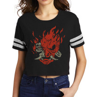 Cyberpunk Samurai, Cyberpunk Samurai Art, Cyberpunk Samurai Vintage, C Scorecard Crop Tee | Artistshot