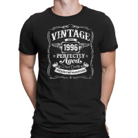 Vintage Born In 1996 Original 24th Birthday A5 T-shirt | Artistshot