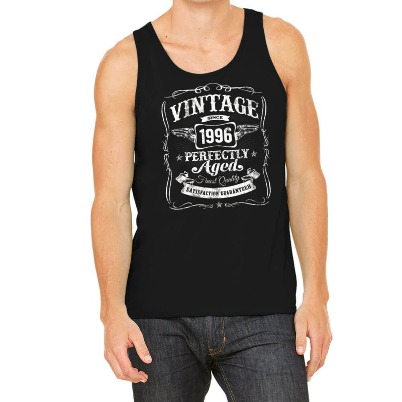 Vintage Born In 1996 Original 24th Birthday A5 Tank Top | Artistshot