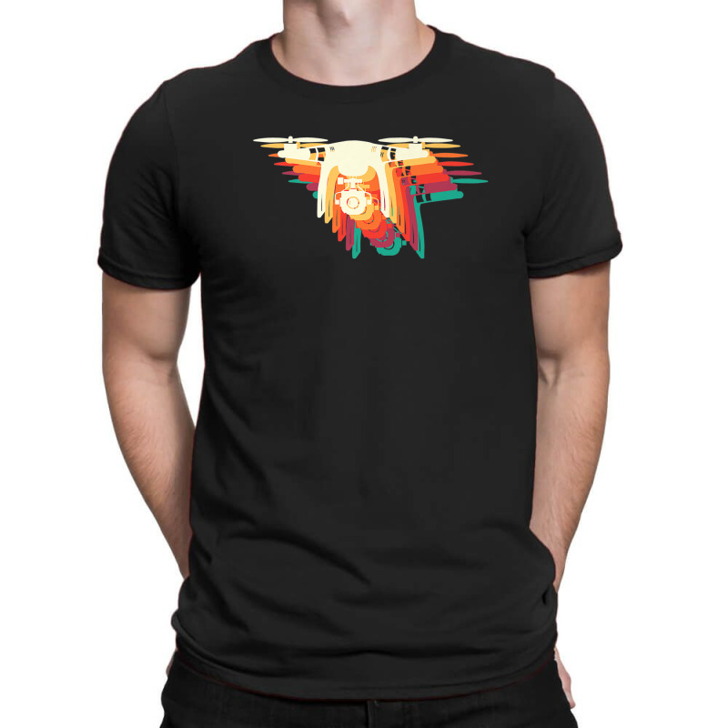 Vintage Retro Drone Tee Funny Drone Flying T-shirt | Artistshot