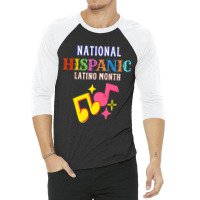 Hispanic Ceremony Month Prideful Latin Spanish Amigo Gifts Art 3/4 Sleeve Shirt | Artistshot